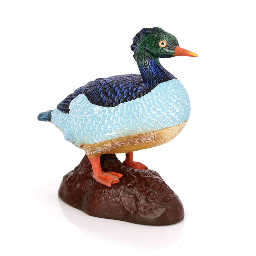 Brinquedo infantil realista de PVC Wild Mallard Duck com figura de animal de fazenda