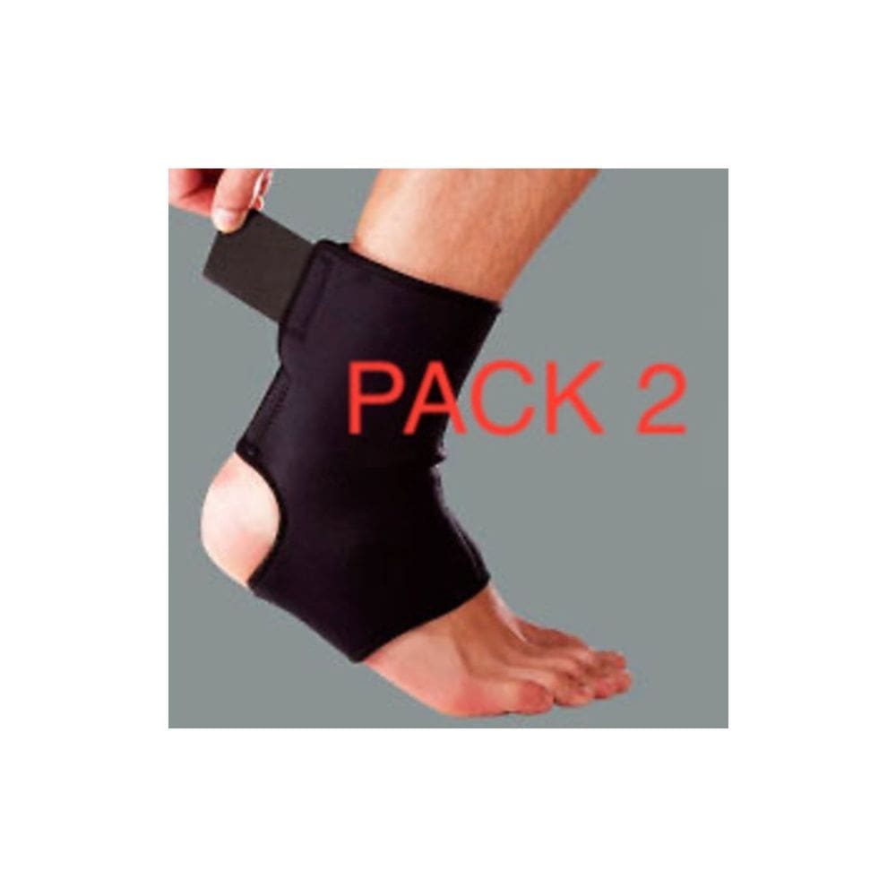Pacote de 2 suportes de tornozelo com reabilitação ortopédica