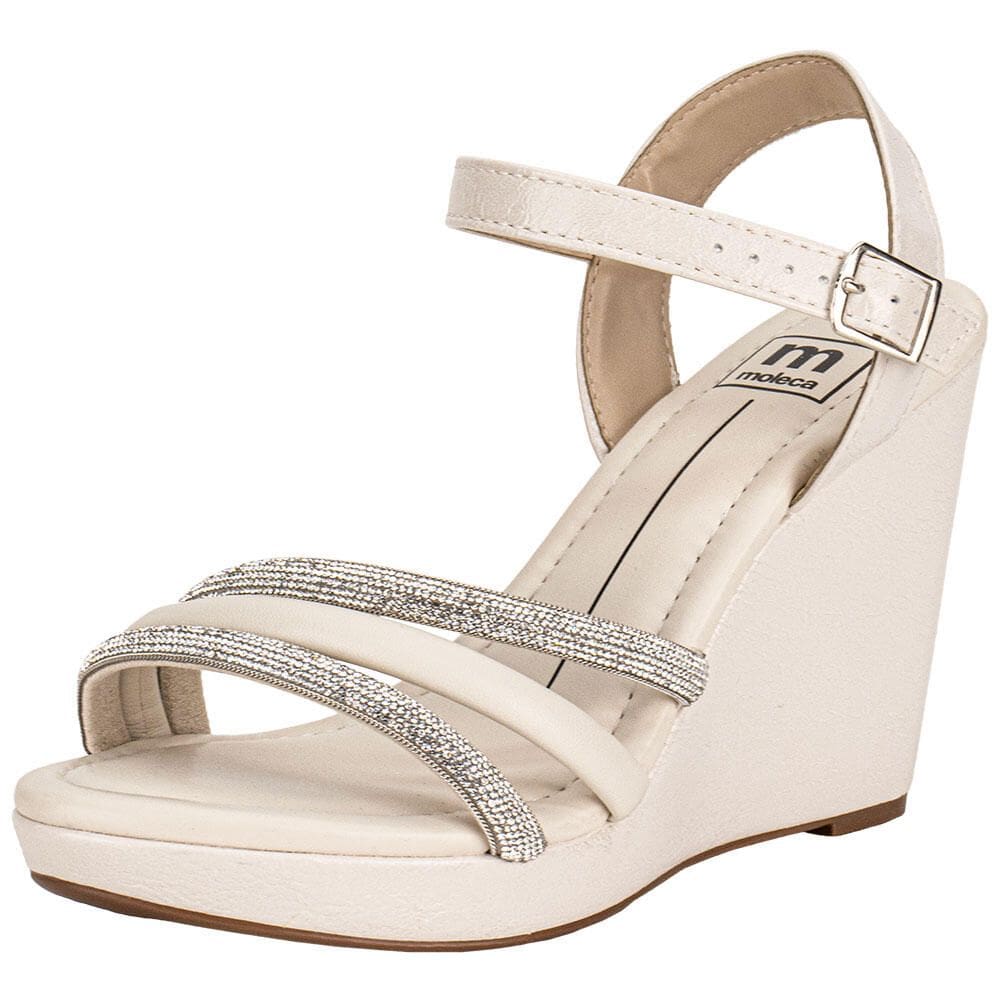 Sandália Feminina Anabela Moleca 54111505