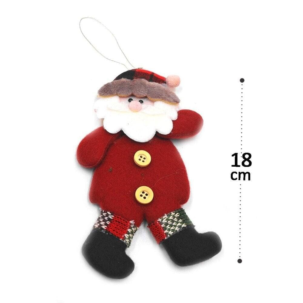 Pendente Bonecos Pelúcia 18cm Natal - Tudo em Caixa
