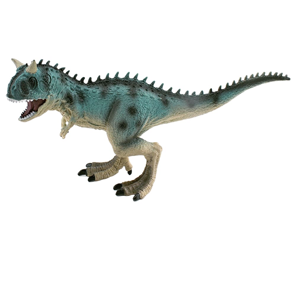 Estatueta de dinossauro carnívoro realista em PVC de 22 cm