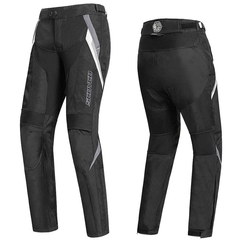 Calças de motocicleta Scoyco P064 removíveis CE Armored Grey 3XL