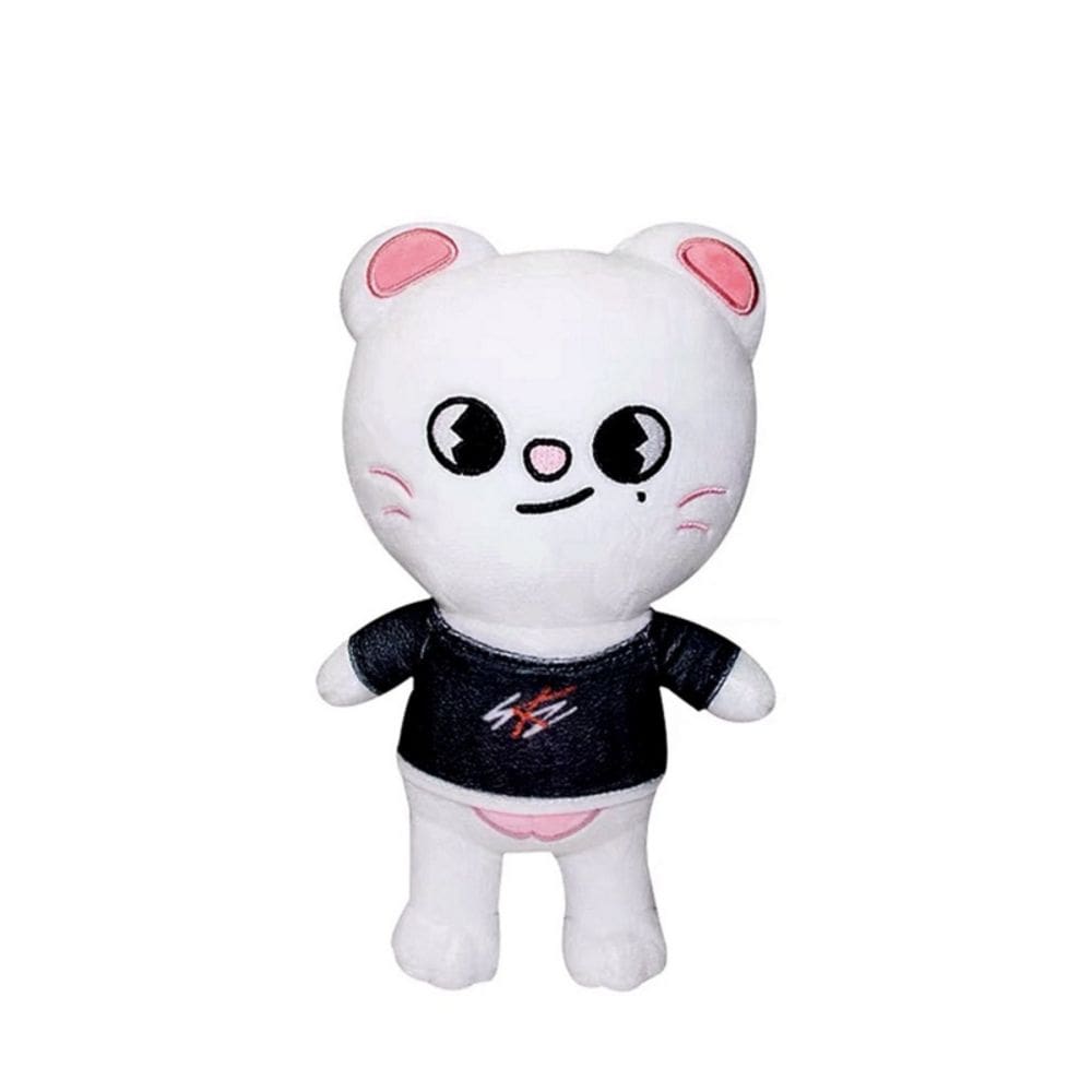 Brinquedo de pelúcia Skzoo Stray Kids Stuffed White Cat Anime Cosplay