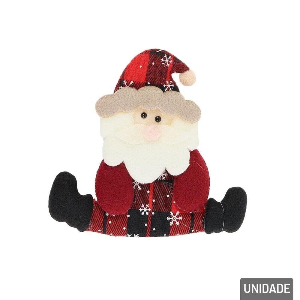 Pendente Bonecos Xadrez VM 13cm Natal - Tudo em Caixa