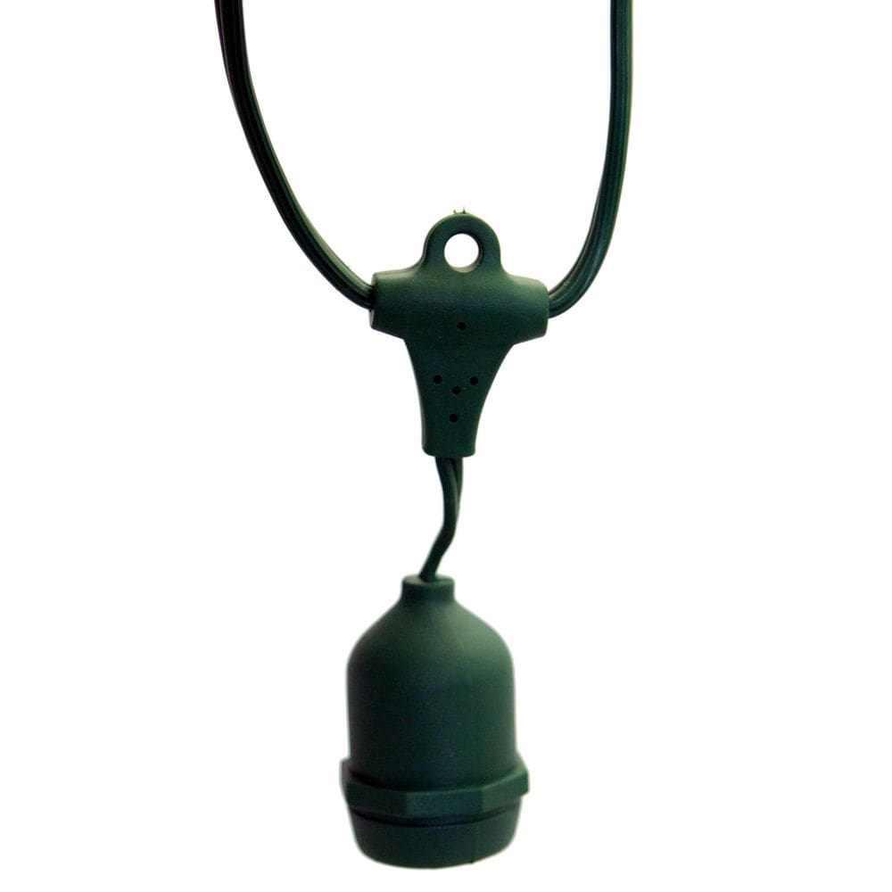 Soquete de lâmpada Vickerman V47G026 E26 61m Green Wire