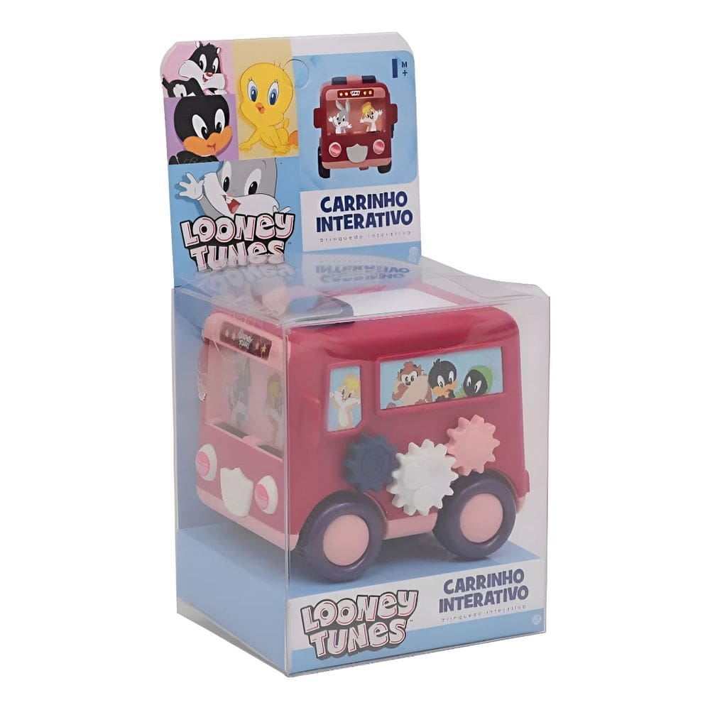 Carrinho - Car Interat Looney Tunes OFFICIAL BRAND COMPA