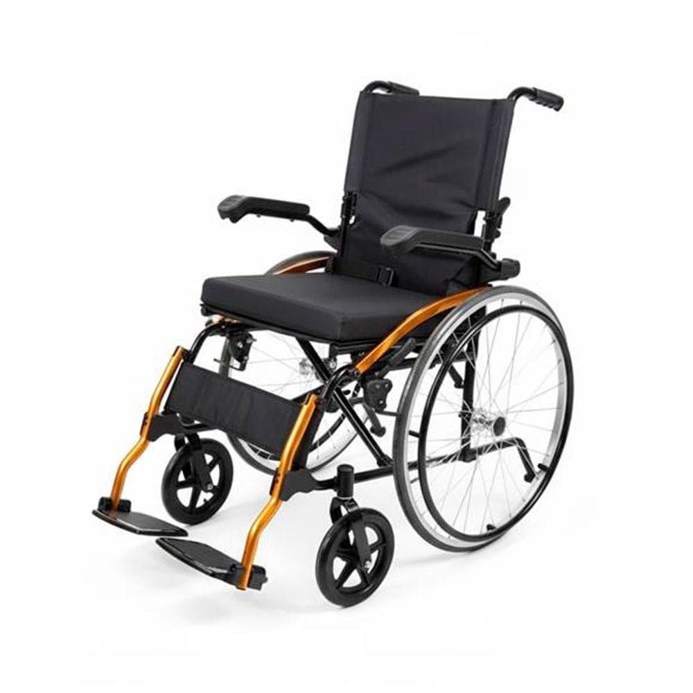 Cadeira de Rodas Dellamed em Alumínio até 120KG D600 POP