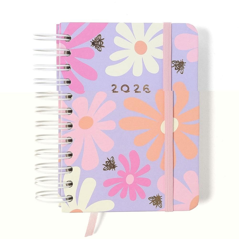Agenda planner diária 11,5x16 Color Bloomy 2026 Cicero