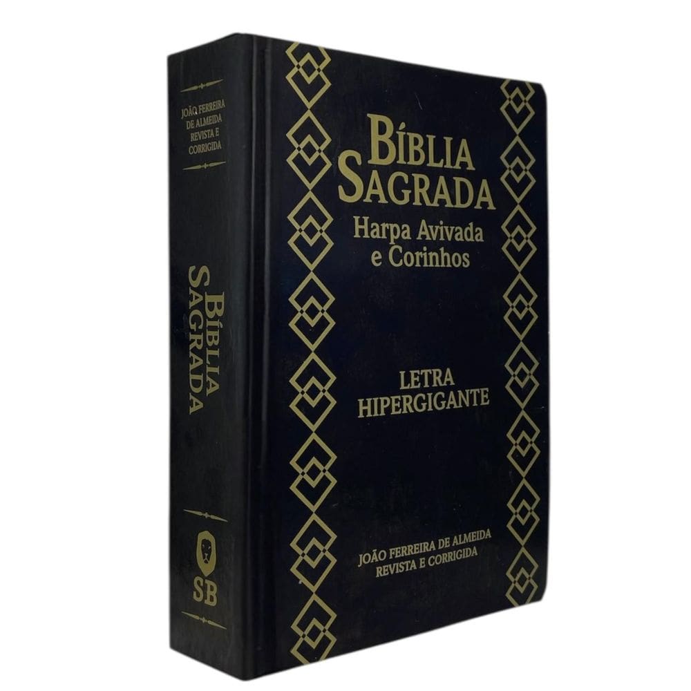 Bíblia Sagrada Evangélica Lt HiperGigante Harpa  Coros edição promessas Pentecostal