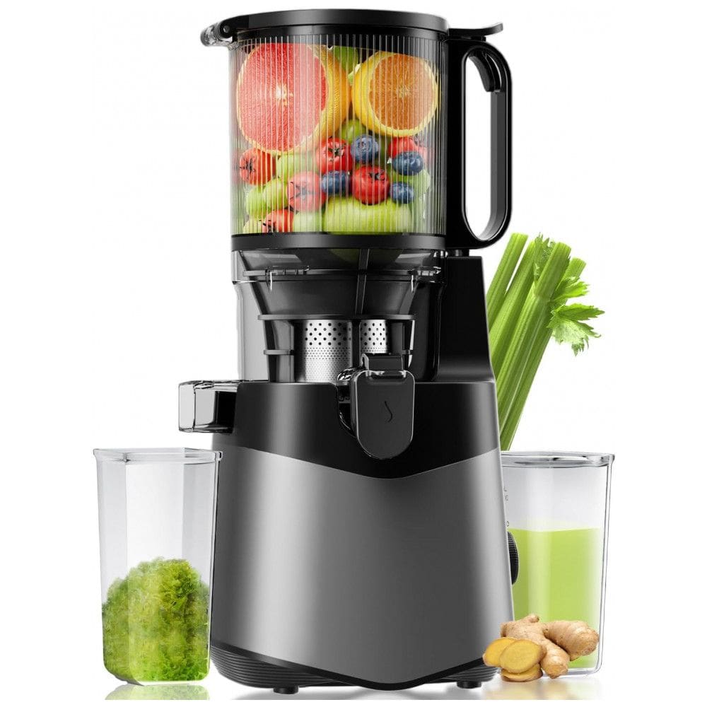Extrator de Suco a Frio, Bocal Largo de 13,4 cm Máquina Extratora de Suco com 400W, Alto Rendimento de Suco, EanOruus,