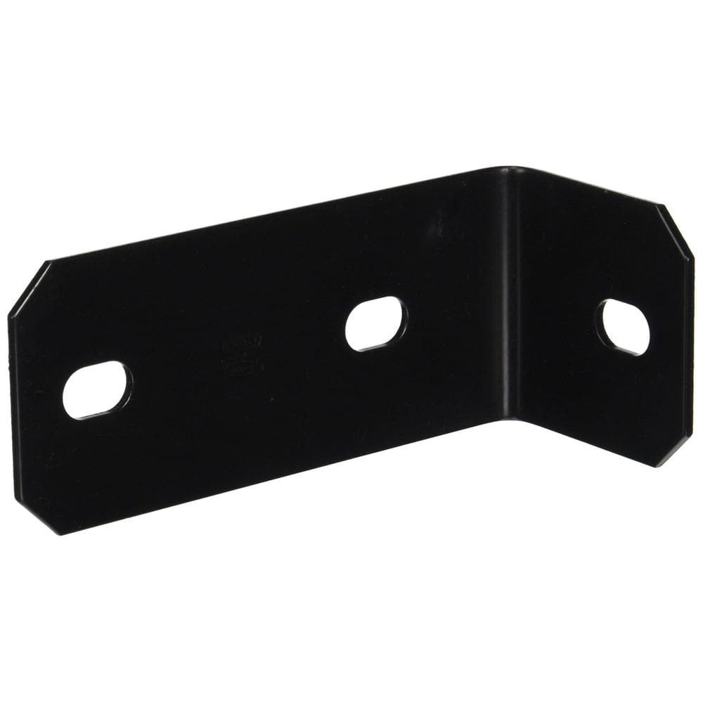 Corner Brace National Hardware N351-498 17 cm em aço preto
