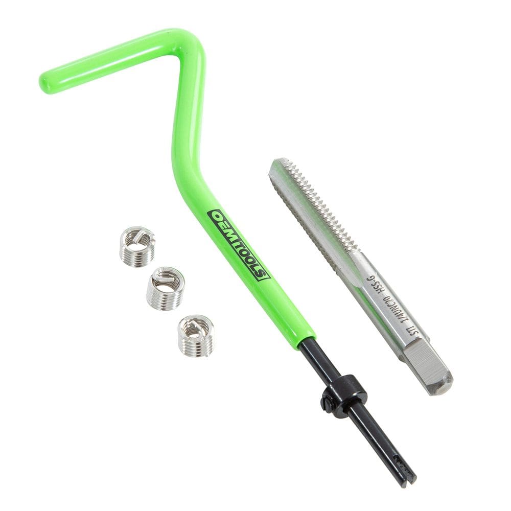 Kit de reparo de roscas OEMTOOLS 25602 Fix-A-Thread de 1/4 de polegada