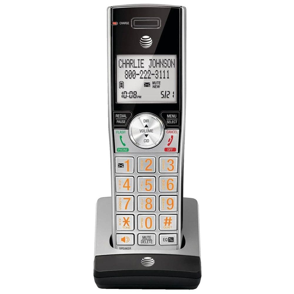 Telefone sem Fio Adicional, ATT CL80115, Preto
