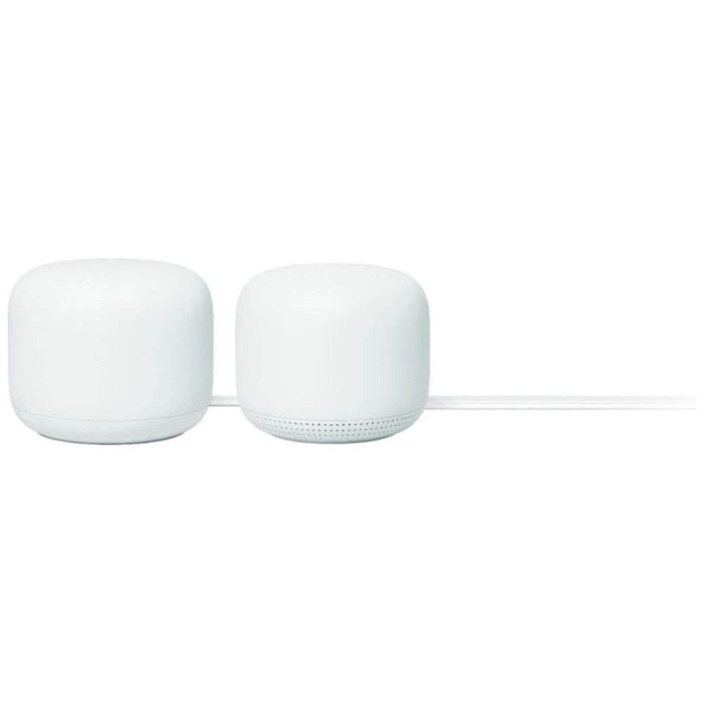 Roteador Nest Wi Fi Mesh Área 408 m2, 2 Unid, GOOGLE GA01144 US, Branco