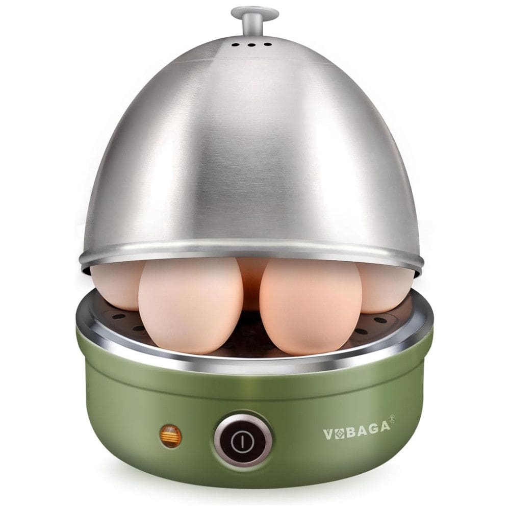 VOBAGA Cozedor de Ovos Elétrico, Capacidade 7, 350W, 110V, Verde