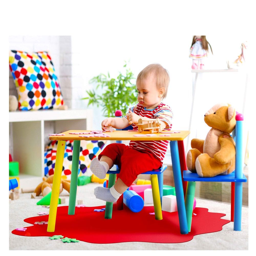 Tapete de chão Floortex CraftTex Sploshmat 102x102 cm Vermelho