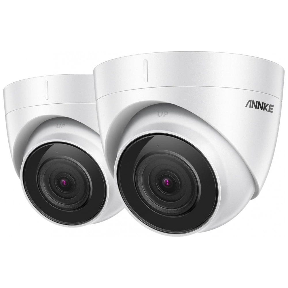 Câmera de Segurança ANNKE C500 com Visão Noturna e à Prova de Intempéries, 2 Peças