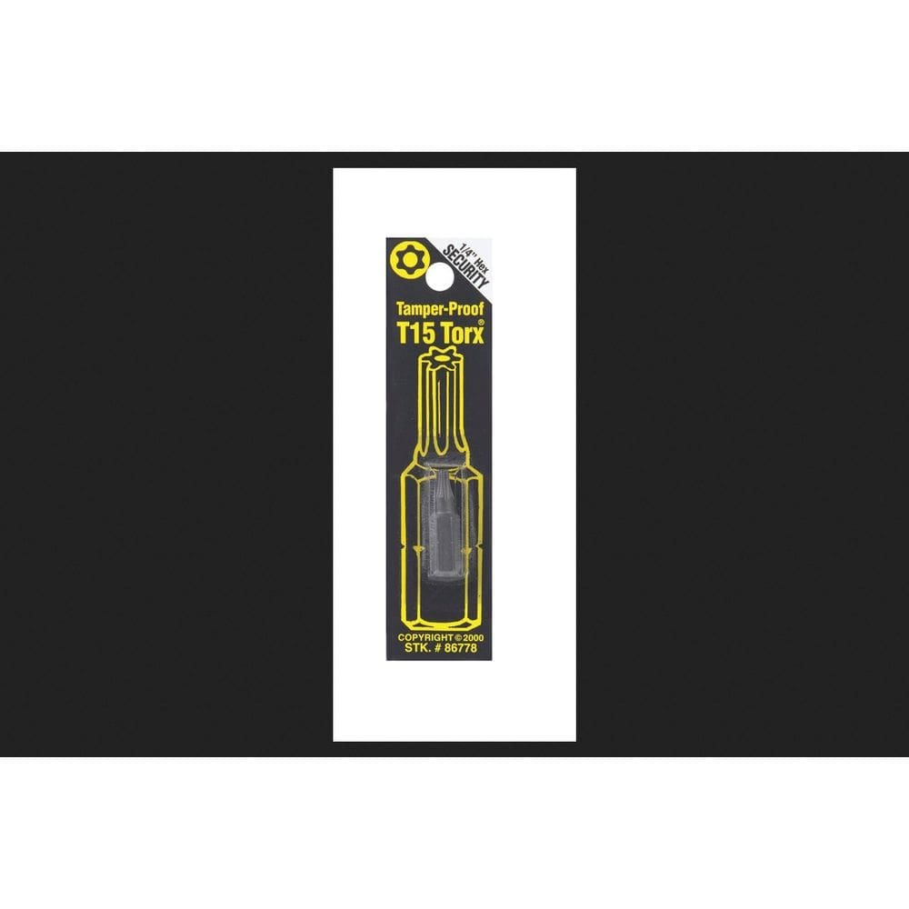 Broca de chave de fenda Best Way Tools T15 Torx 2,5 cm em aço carbono