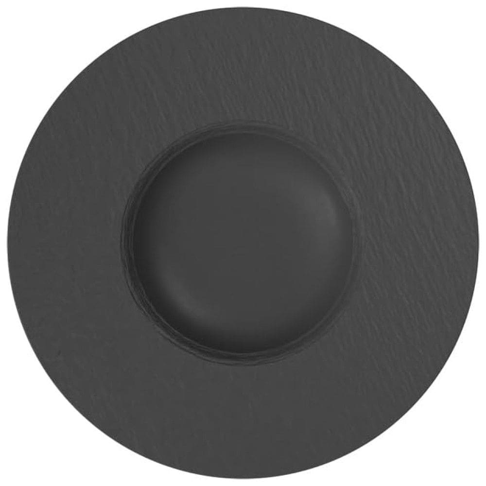 Prato para Massa ou Sopa de 28 cm, Elegância e Praticidade em Sua Mesa com Formato Redondo e Material de Porcelana, Villeroy Boch, Preto