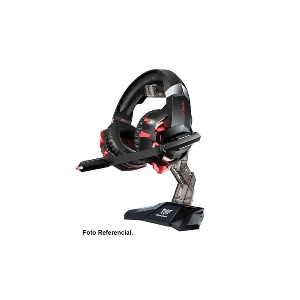 Base de suporte de fone de ouvido para fones de ouvido gamer com microfone