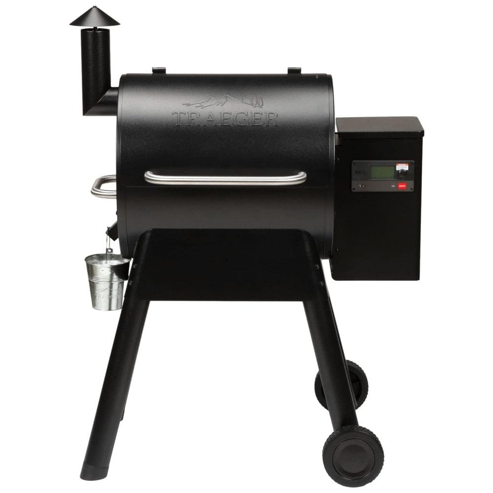 Churrasqueira á Pellet de Madeira com Controle por App, WI-FI e Superfície de Cozimento Total 3709 cm2, Traeger Série Pro 575, Preta
