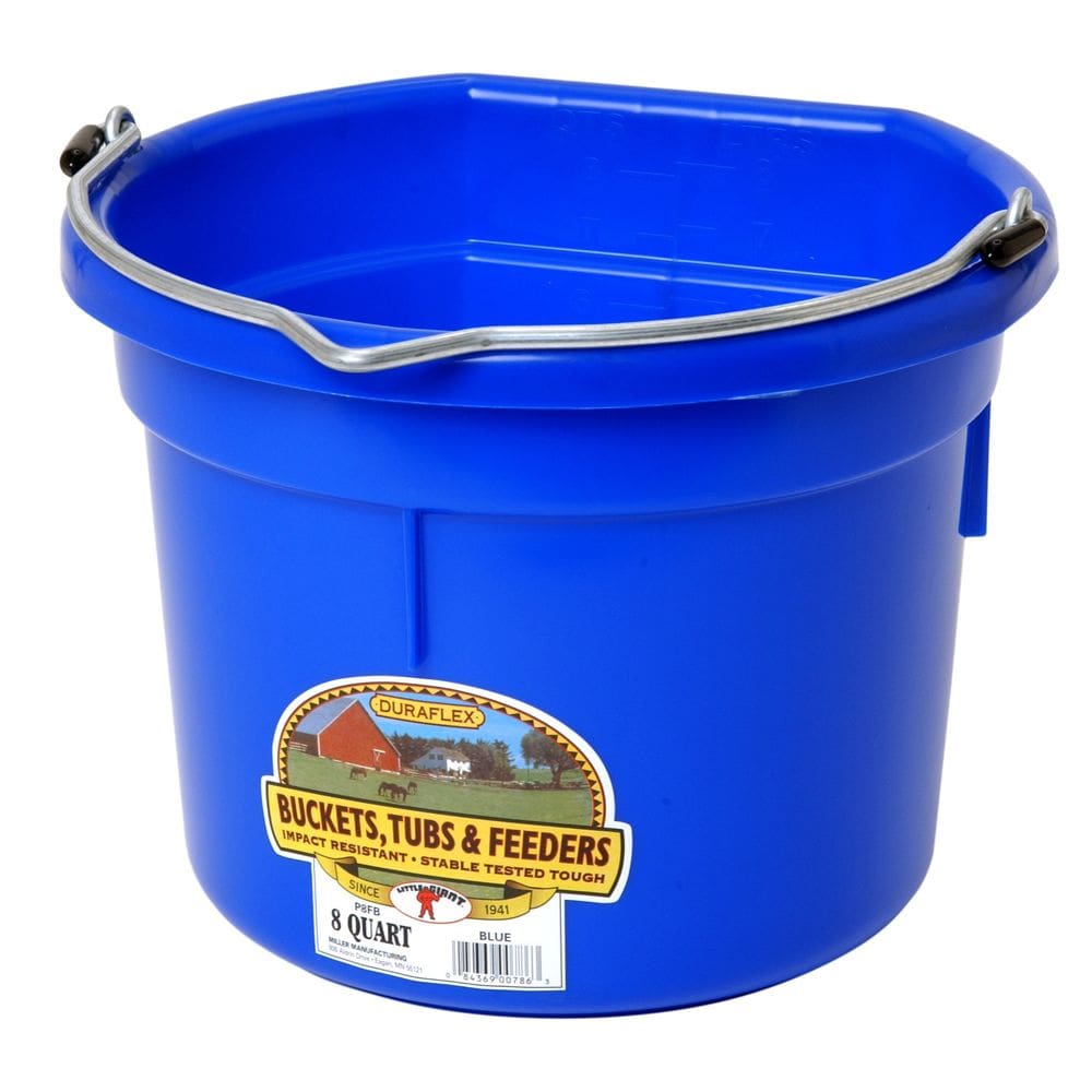 Bucket Miller Manufacturing P8FBBLUE 7,5L azul com encosto plano