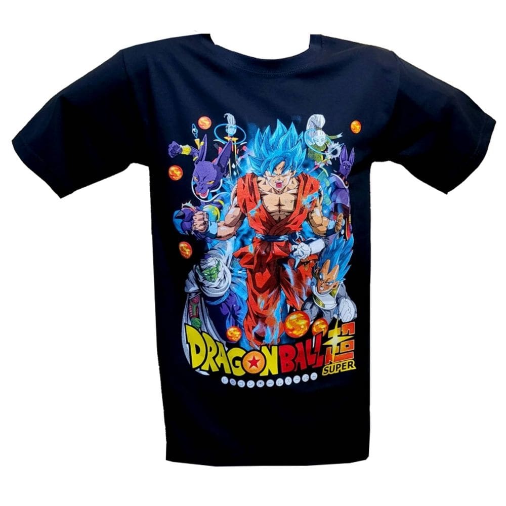 Camiseta Dragon Ball Super Double Print 100% algodão