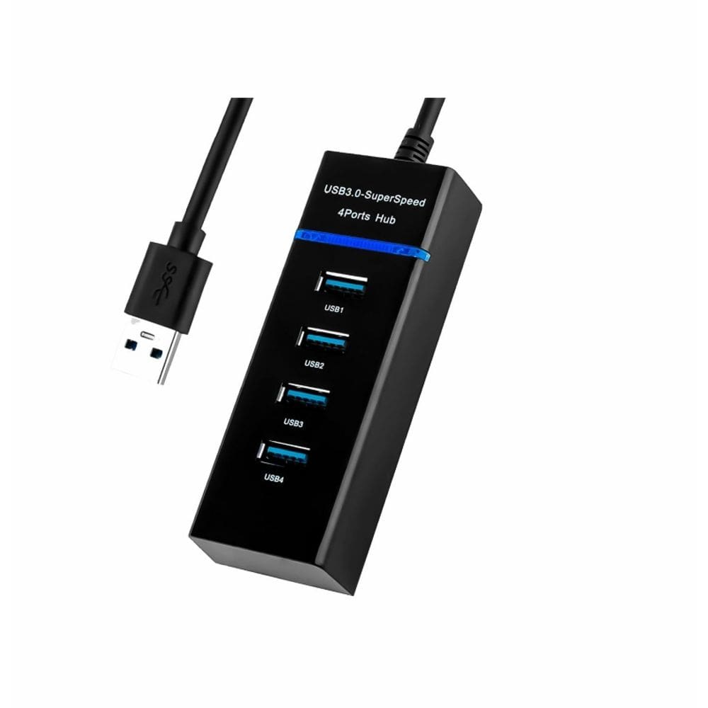 Hub USB Moxom Importer 4 portas USB 3.0 com luz indicadora
