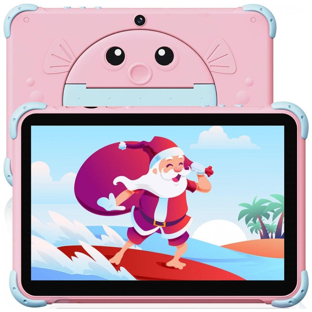 Tablet Infantil 10 Android com Controle de Pais, WiFi e Câmera Dupla, 32 GB, YINOCHE, Rosa