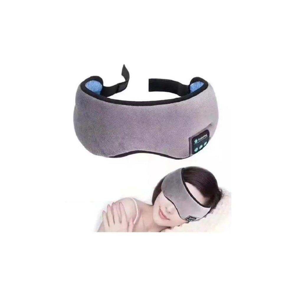 Fone de ouvido Bluetooth Anti-Fade para dormir com música e microfone