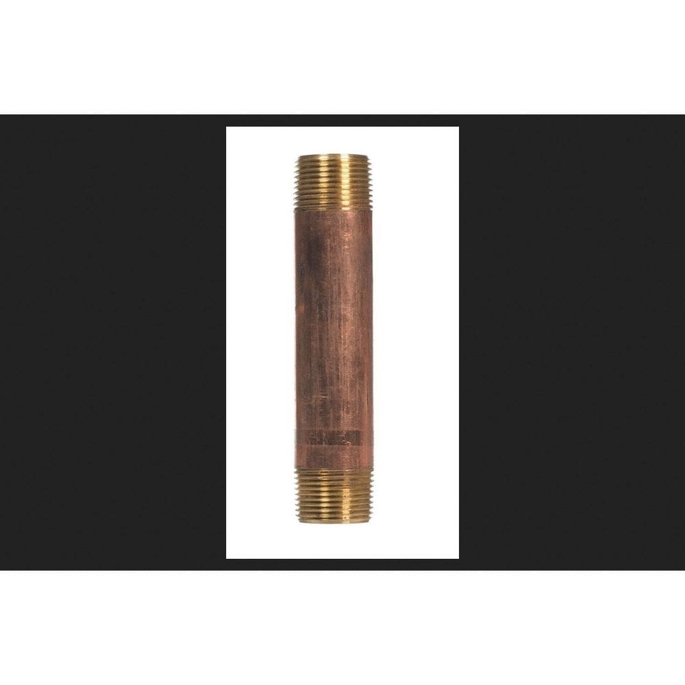 Nipple JMF 1” x 15 cm de latão vermelho para tubos