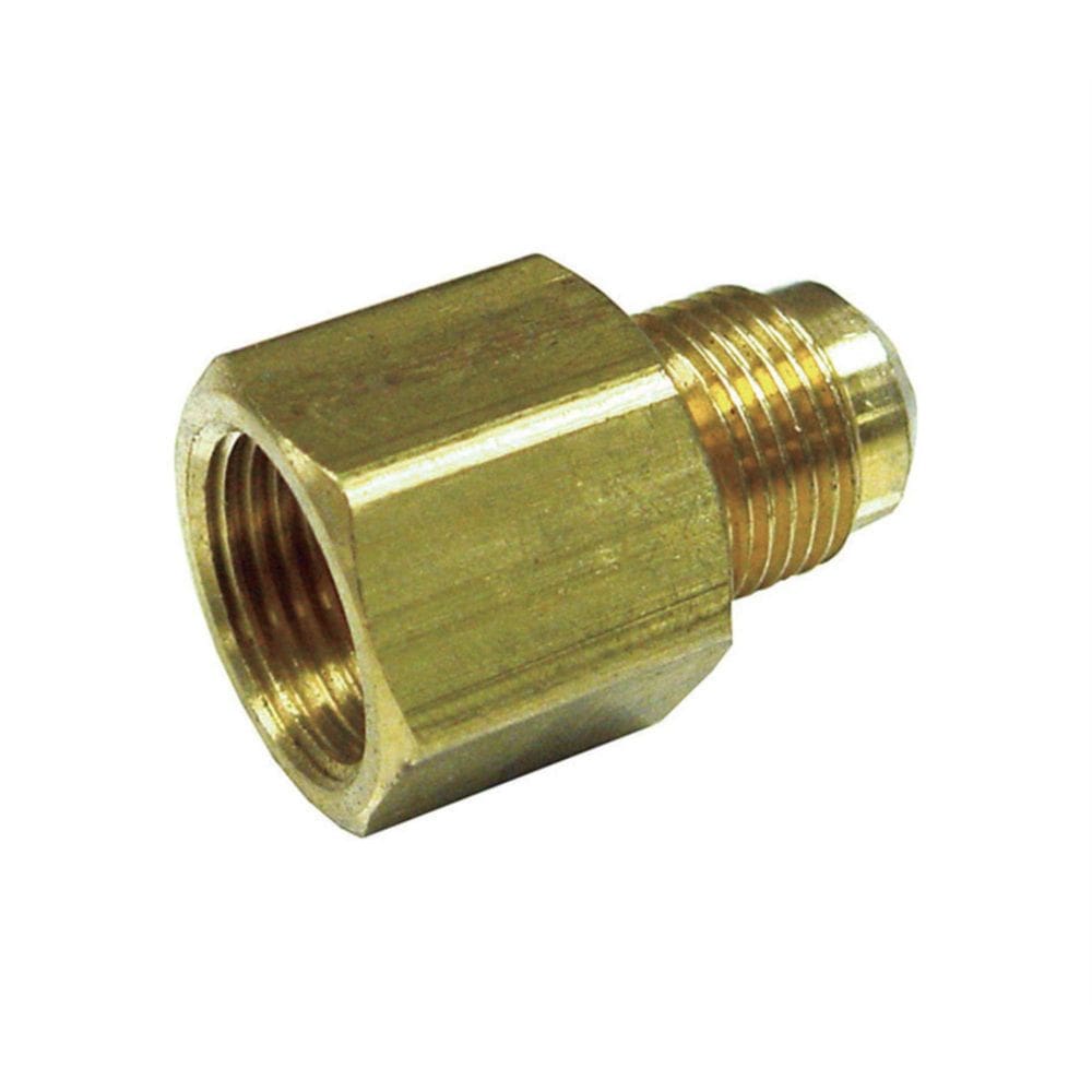 Encaixe de tubulação de mangueira JMF 1/2 “F x 5/8” M Redutor de latão amarelo