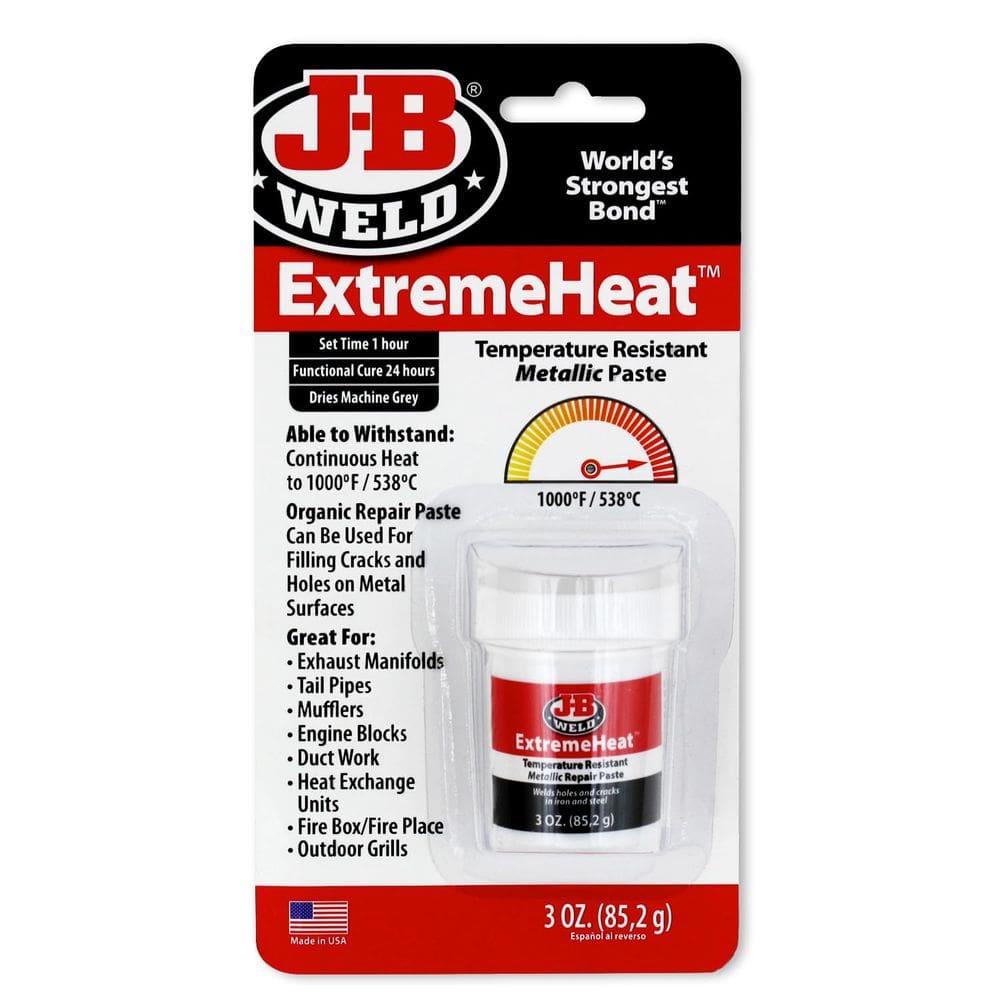 Pasta metálica J-B Weld ExtremeHeat de alta temperatura 90mL