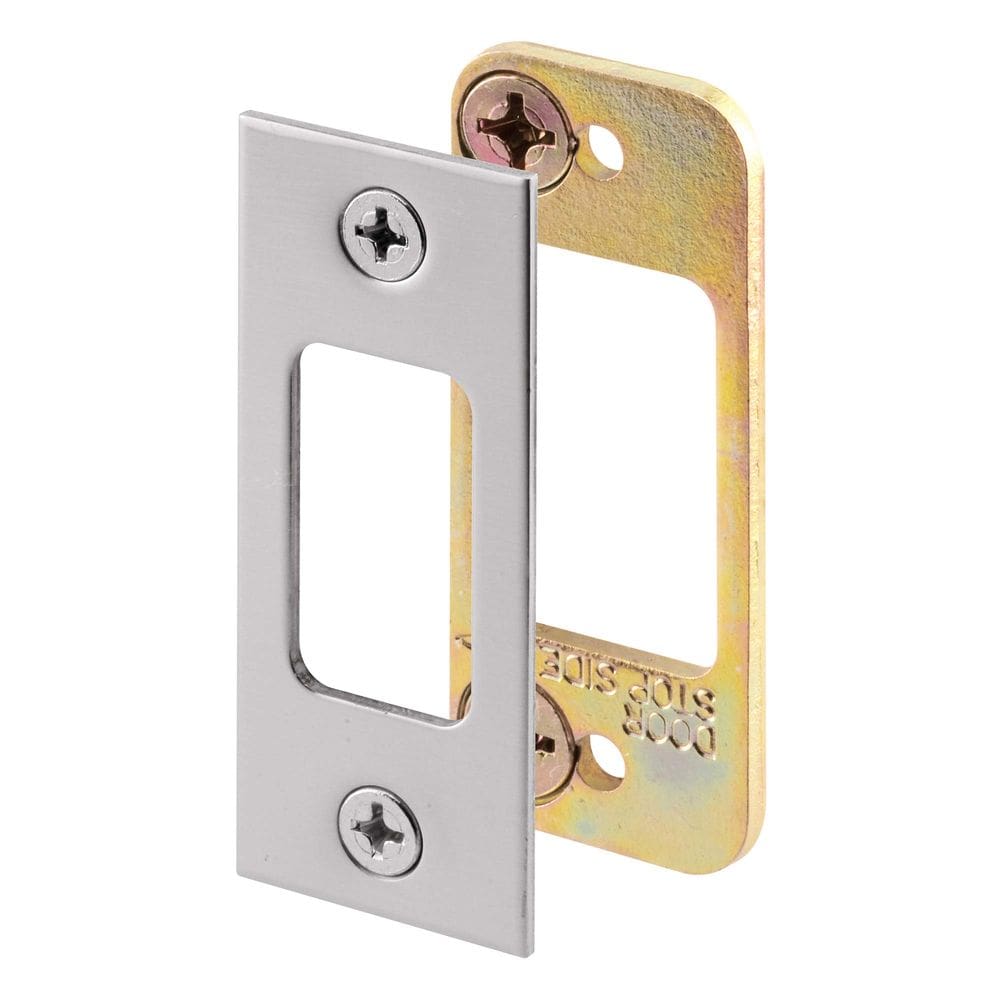 Deadbolt Strike Defender Security E 2483 Aço e níquel acetinado 7x3 cm