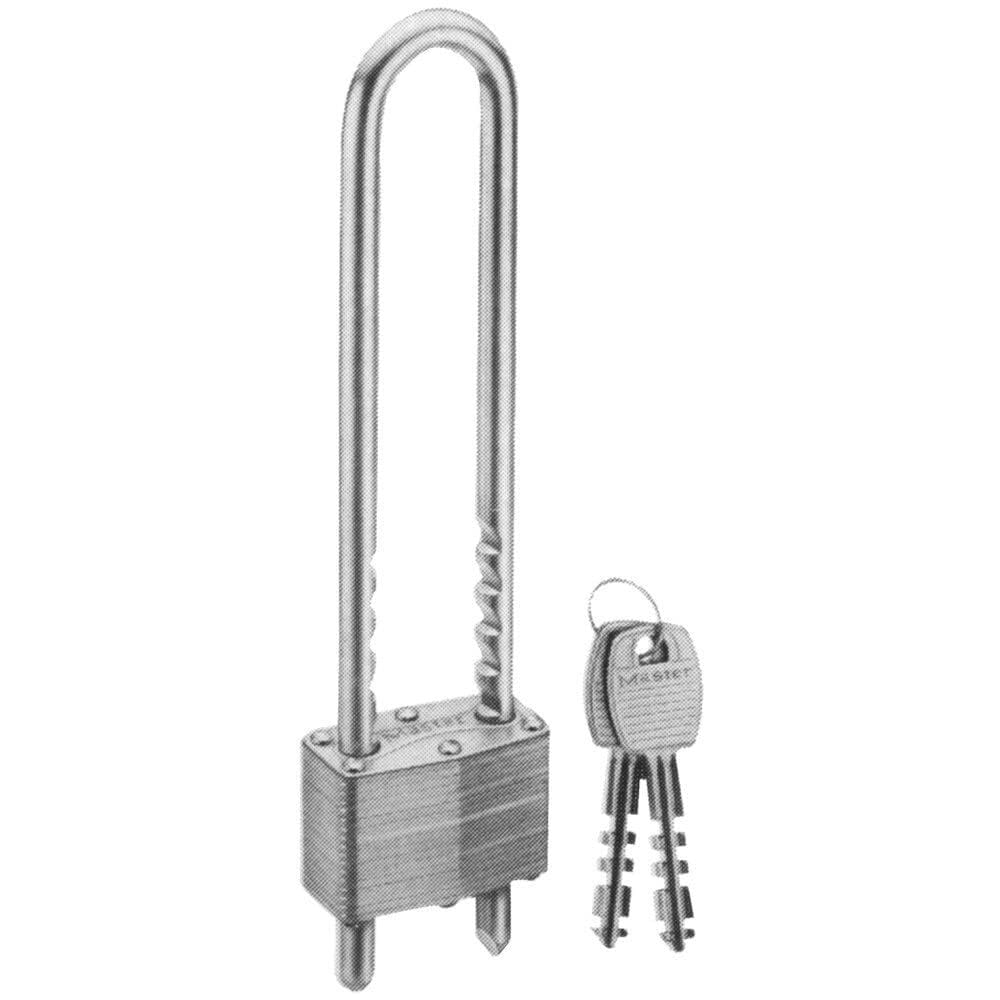 Cadeado Master Lock 517D laminado ao ar livre com manilha extra longa