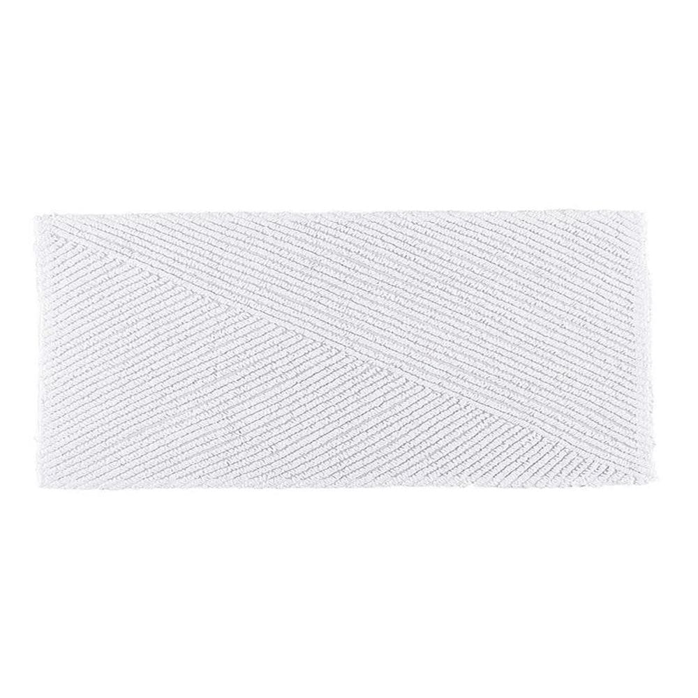 Tapete Retangular Breton Dupla Face 100% Algodão - Kacyumara - Branco - 60x120cm