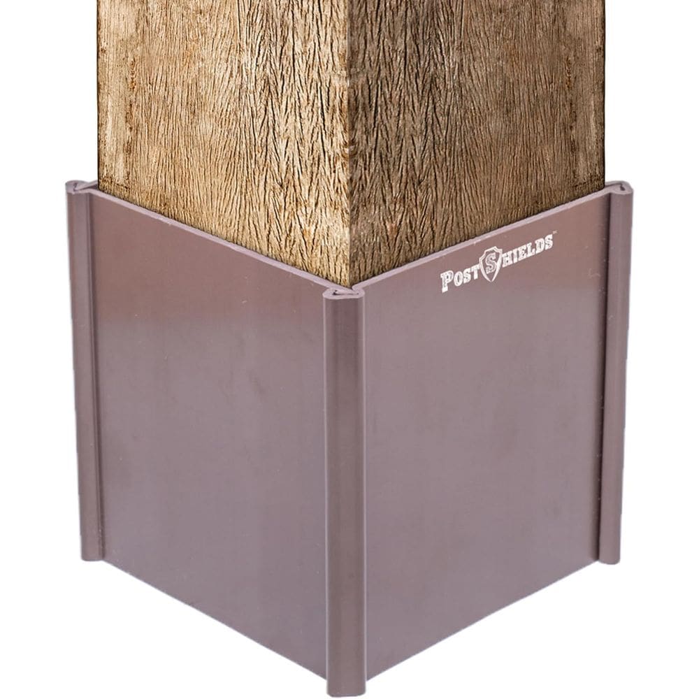 Protetor de poste Post Shields 4x4 — serve para madeira e metal de 3,5 x 3,5