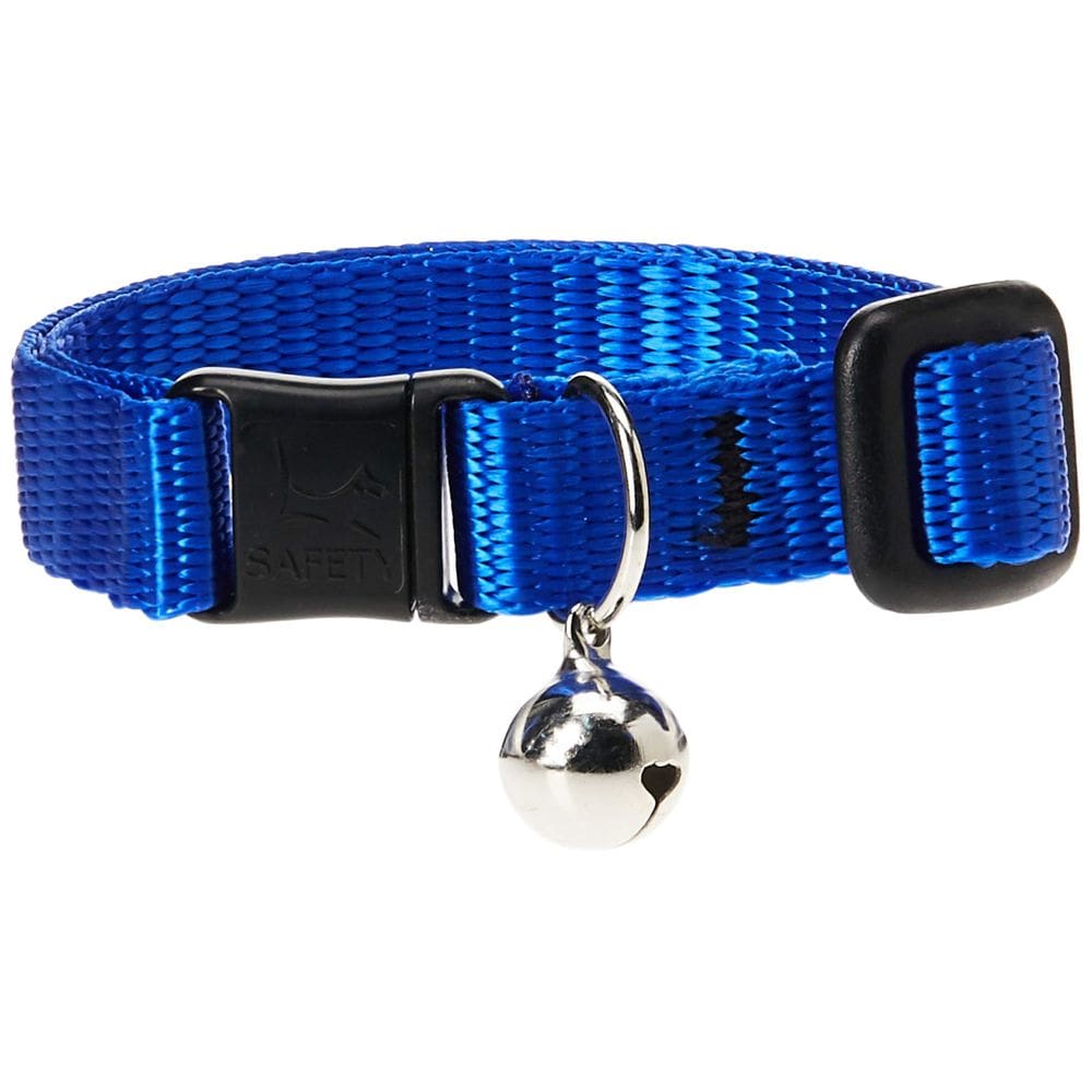 Coleira de segurança para gatos LupinePet Basics Blue 20-30 cm Bell