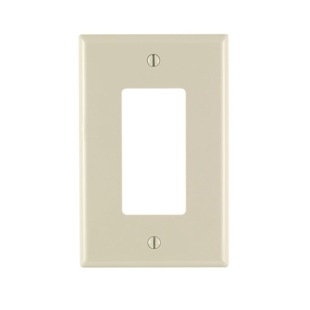 Placa de parede Leviton 1-Gang 1-Decora Midway Nylon Light Ammond