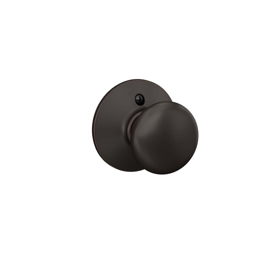 Maçaneta de porta Schlage F170 PLY 716 Bronze envelhecido sem torneamento