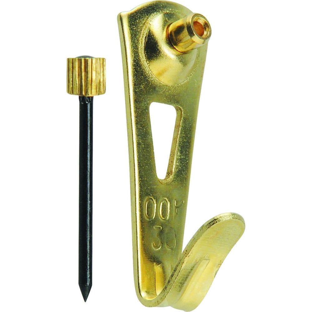 Cabides de imagem OOK 533008 Professional em latão com acabamento em latão de 30 libras