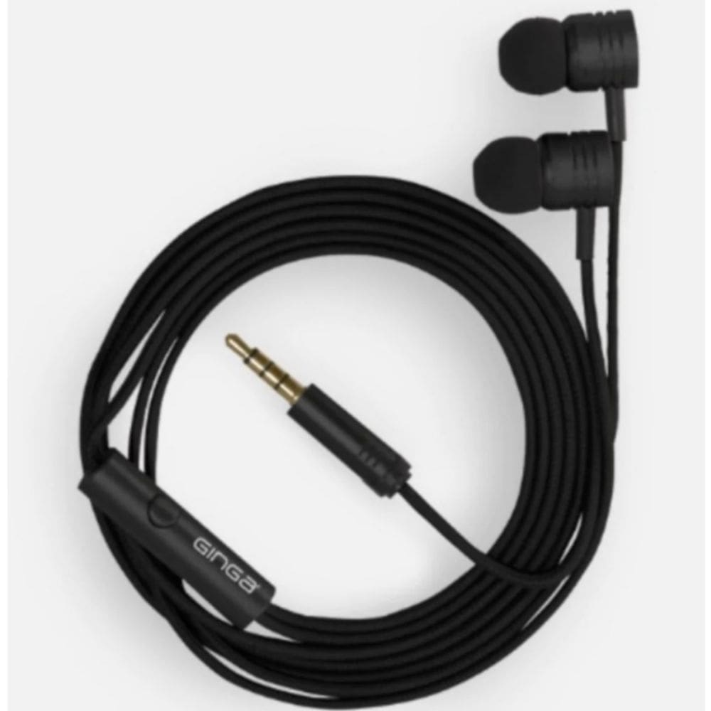 Fones de ouvido intra-auriculares Super Bass Jack 3,5 mm pretos