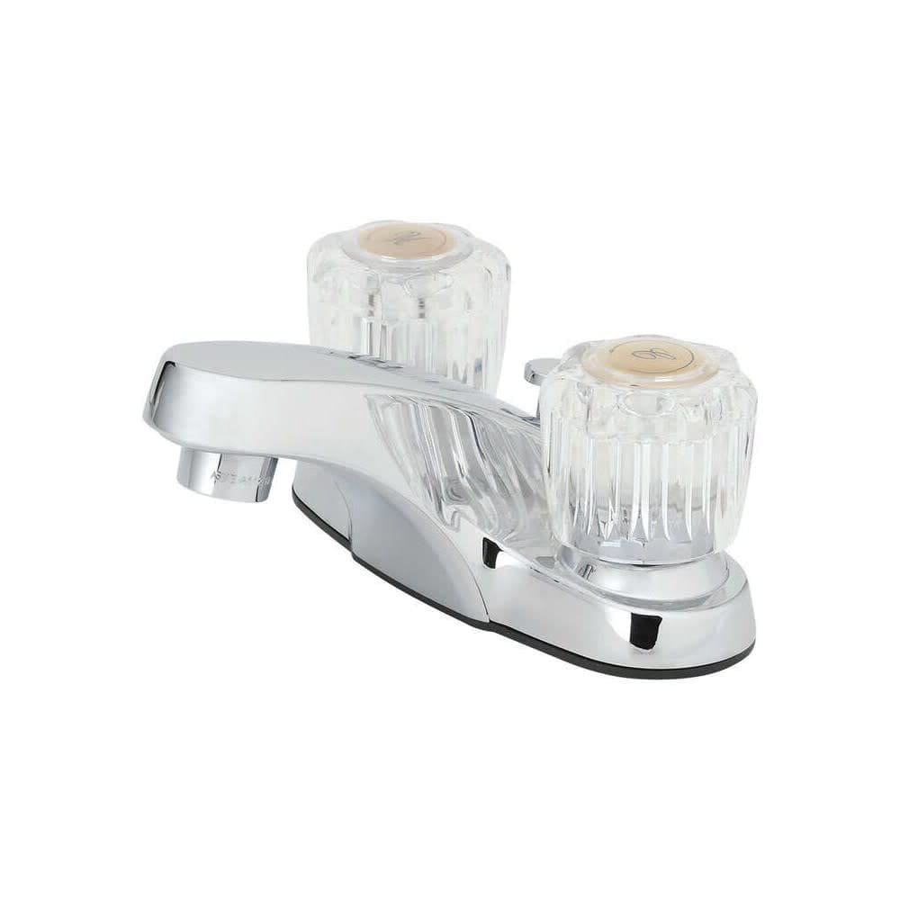 Torneira Oakbrook Lavatory Pop Up com duas alças cromada