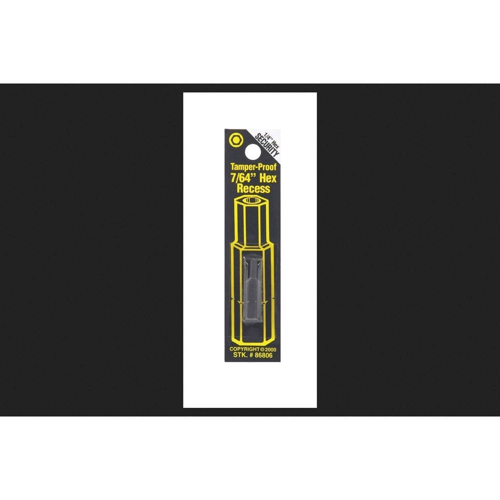 Broca de chave de fenda Best Way Tools Hex 7/64” 2,5 cm em aço carbono