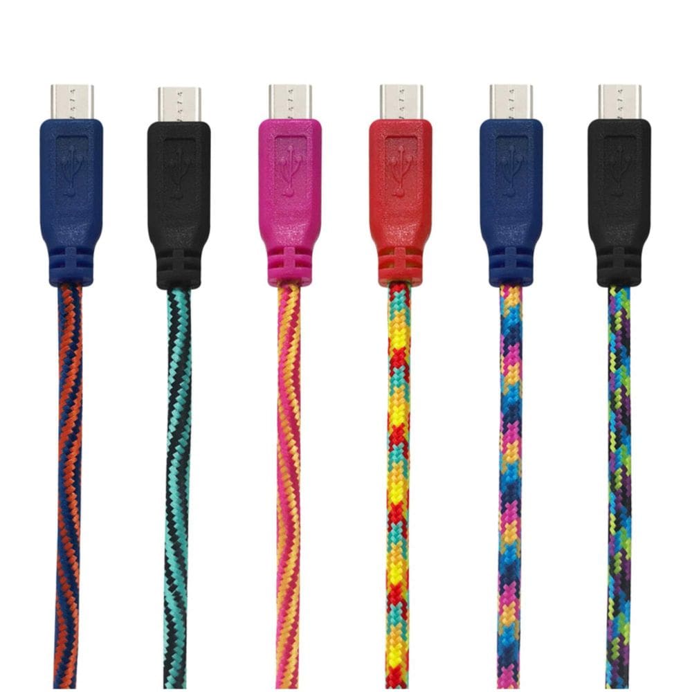 Cabo micro USB trançado Aries Mfg GP-XL-BRD-M 3m