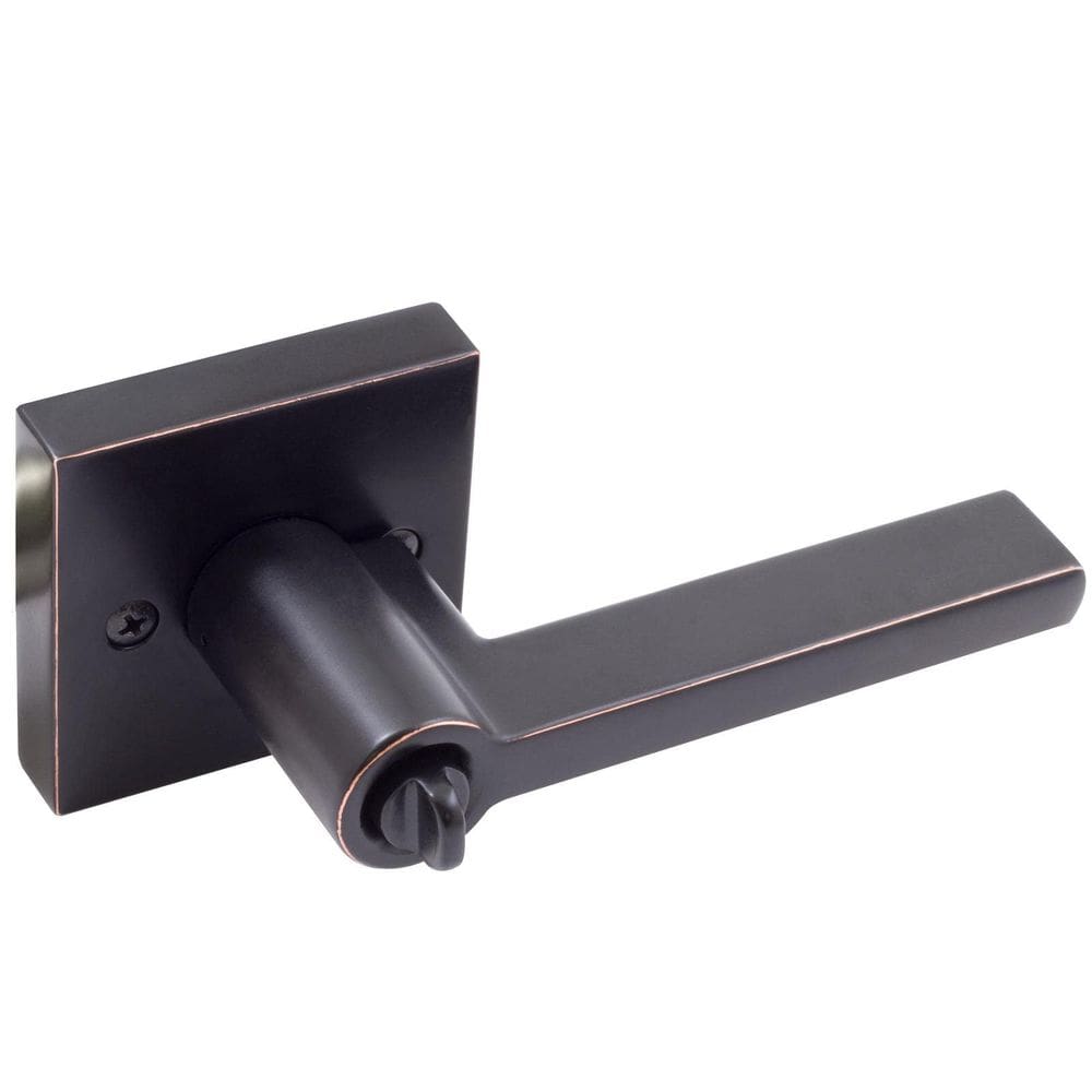 Alavanca de porta Stone Harbor Hardware Vienna Square Rosette Bronze