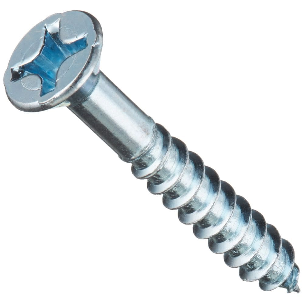 Parafuso de madeira Hillman 12 x 3,8 cm Flat Head Phillips, pacote com 50