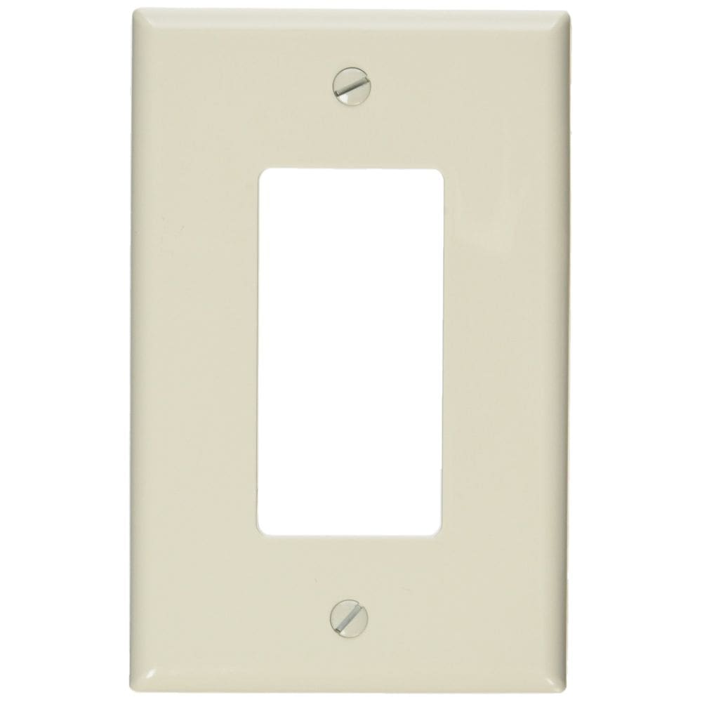 Placa de parede Leviton 1-Gang 1-Decora Midway Nylon Light Almond