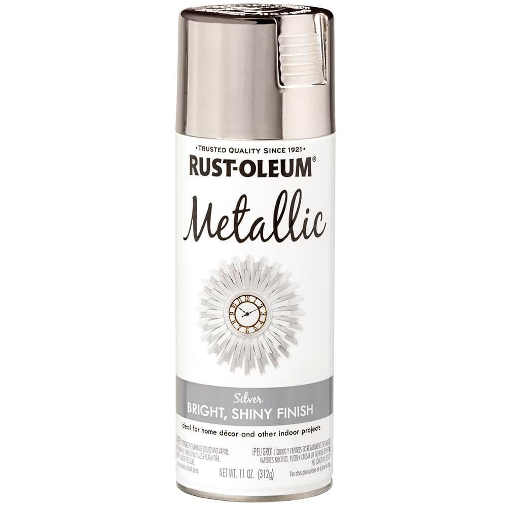 Spray metálico especial Rust-Oleum 340648, 11 onças, prata