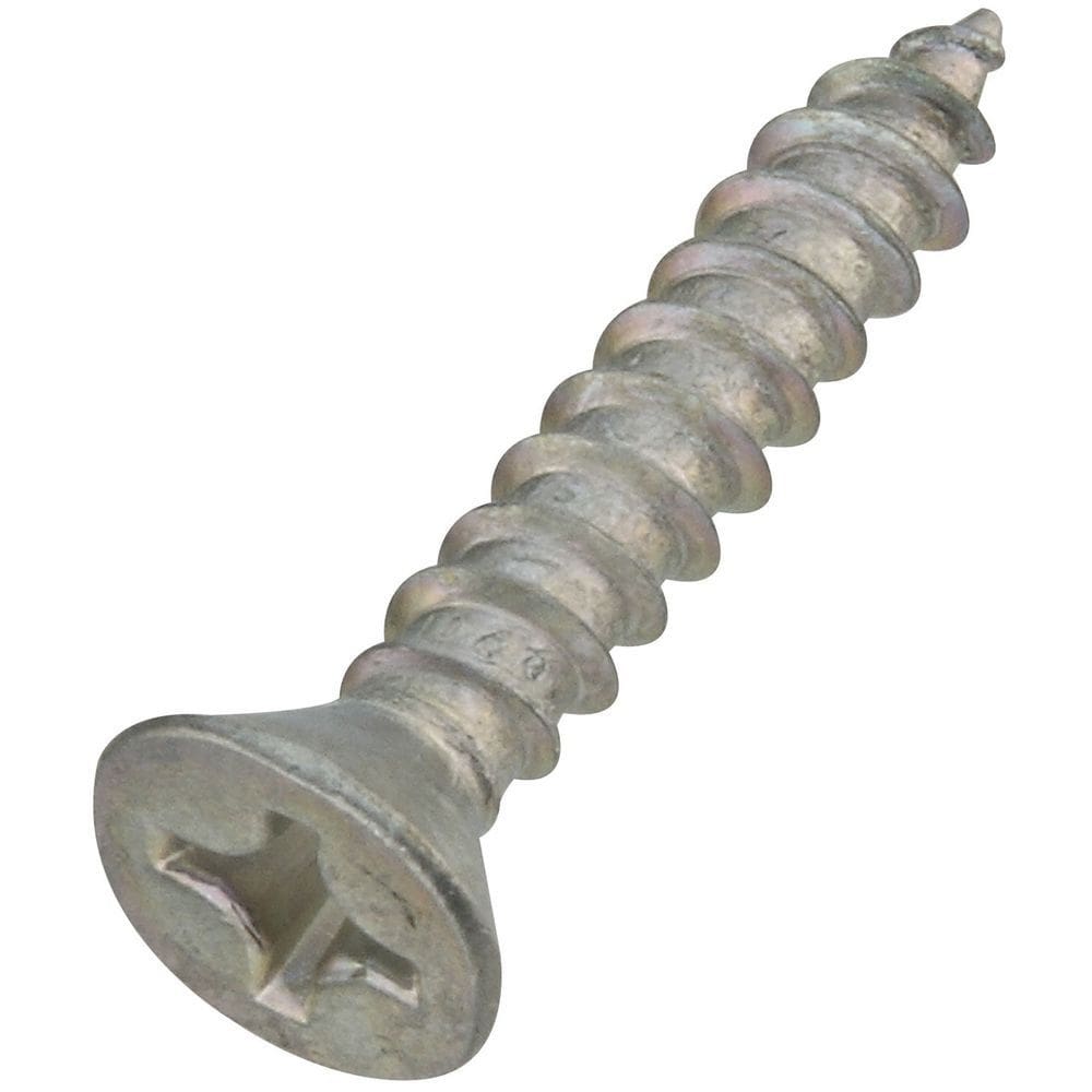 Parafuso de madeira National Hardware N223-982 zincado, pacote com 18